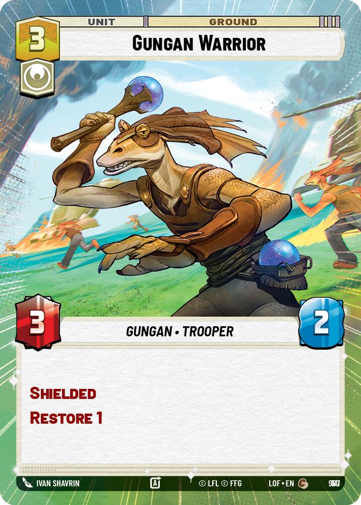 {SW-C}Gungan Warrior (987) (Hyperspace Foil) (987) [Legends of the Force]