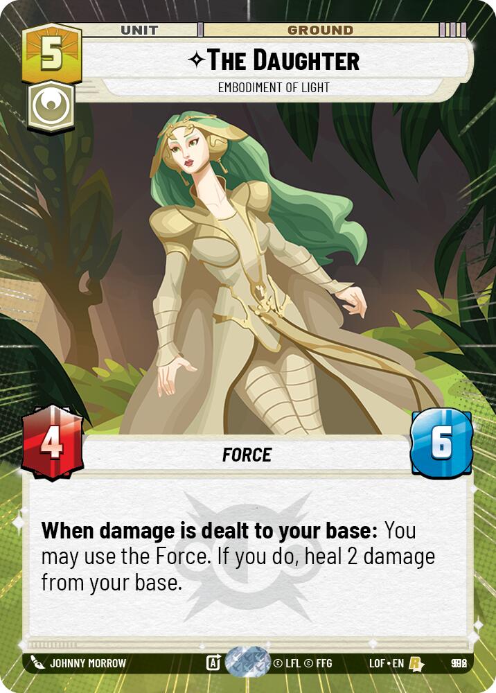 {SW-R}The Daughter (992) - Embodiment of Light (Hyperspace Foil) (992) [Legends of the Force]