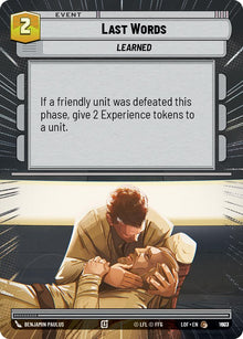 {SW-C}Last Words (1003) (Hyperspace Foil) (1003) [Legends of the Force]