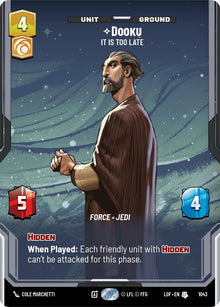 {SW-C}Dooku (1043) - It Is Too Late (Prestige) (1043) [Legends of the Force]