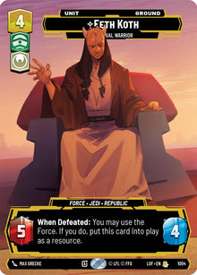 {SW-R}Eeth Koth (1054) - Spiritual Warrior (Prestige) (1054) [Legends of the Force]