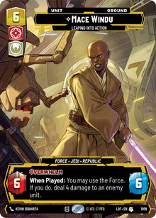 {SW-C}Mace Windu (1056) - Leaping into Action (Prestige) (1056) [Legends of the Force]