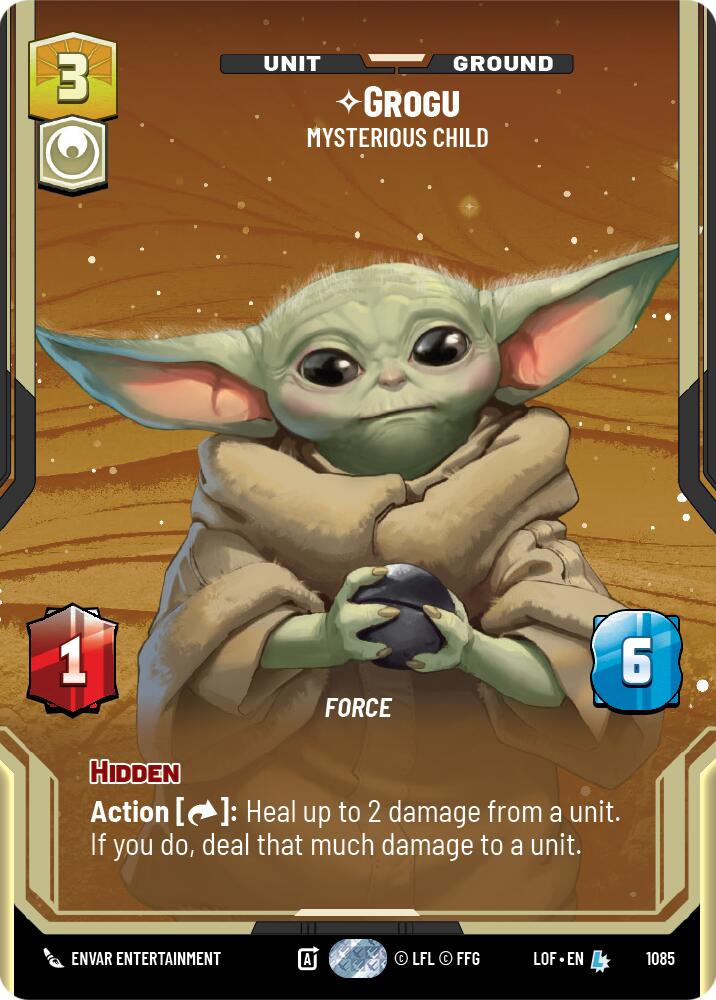 {SW-R}Grogu (1085) - Mysterious Child (Prestige Foil) (1085) [Legends of the Force]