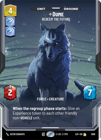 {SW-R}Dume (1088) - Redeem the Future (Prestige Foil) (1088) [Legends of the Force]