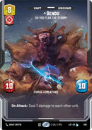 {SW-R}Bendu (1091) - Do You Fear the Storm? (Prestige Foil) (1091) [Legends of the Force]