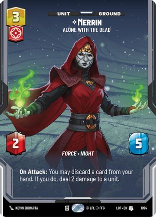 {SW-C}Merrin (1094) - Alone with the Dead (Prestige Foil) (1094) [Legends of the Force]