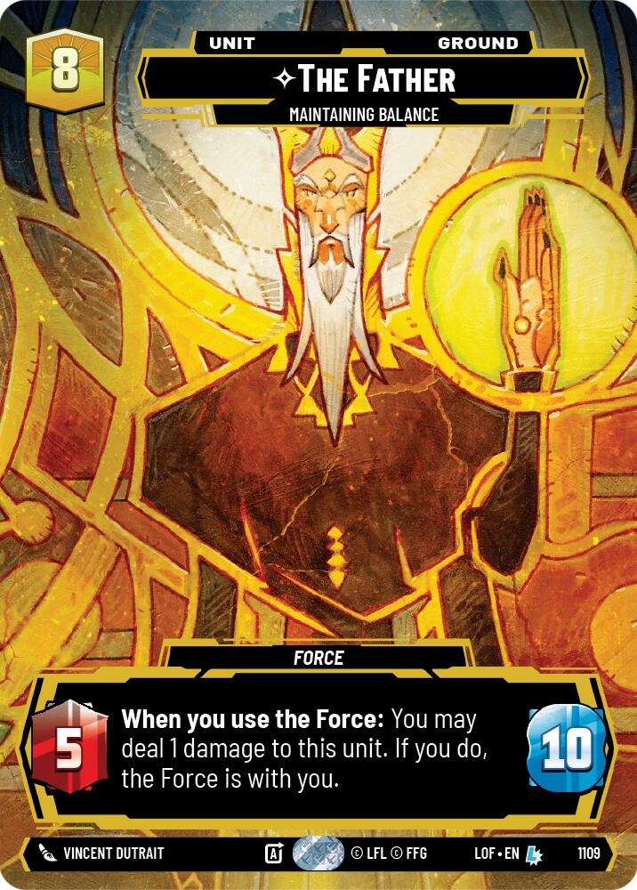 {SW-R}The Father (1109) - Maintaining Balance (Prestige Foil) (1109) [Legends of the Force]