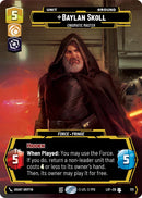 {SW-C}Baylan Skoll (1111) - Enigmatic Master (Prestige Foil) (1111) [Legends of the Force]