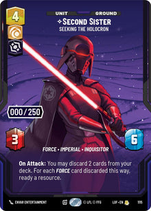 {SW-SH}Second Sister (1115) - Seeking the Holocron (Serialized) (1115) [Legends of the Force]