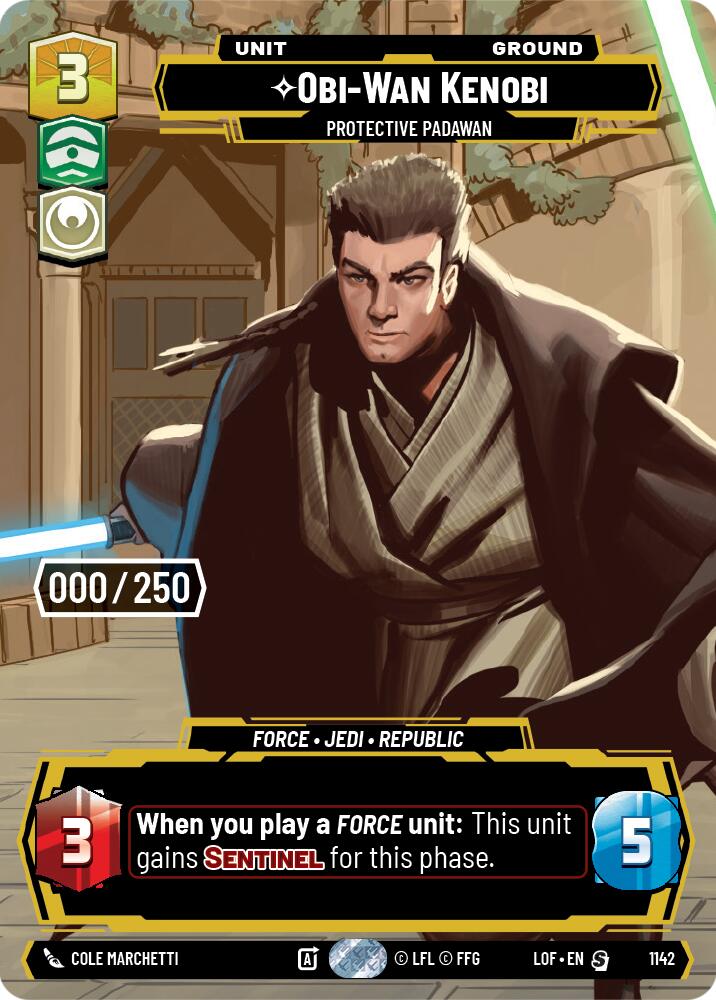 {SW-SH}Obi-Wan Kenobi (1142) - Protective Padawan (Serialized) (1142) [Legends of the Force]