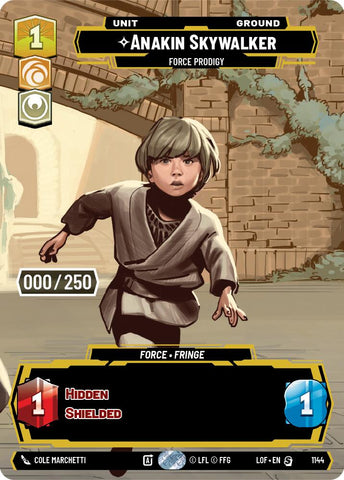{SW-SH}Anakin Skywalker (1144) - Force Prodigy (Serialized) (1144) [Legends of the Force]