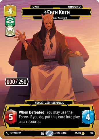 {SW-SH}Eeth Koth (1146) - Spiritual Warrior (Serialized) (1146) [Legends of the Force]