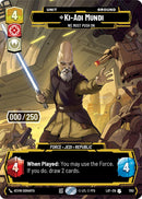 {SW-SH}Ki-Adi-Mundi (1150) - We Must Push On (Serialized) (1150) [Legends of the Force]