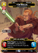 {SW-SH}Cin Drallig (1151) - Esteemed Blademaster (Serialized) (1151) [Legends of the Force]