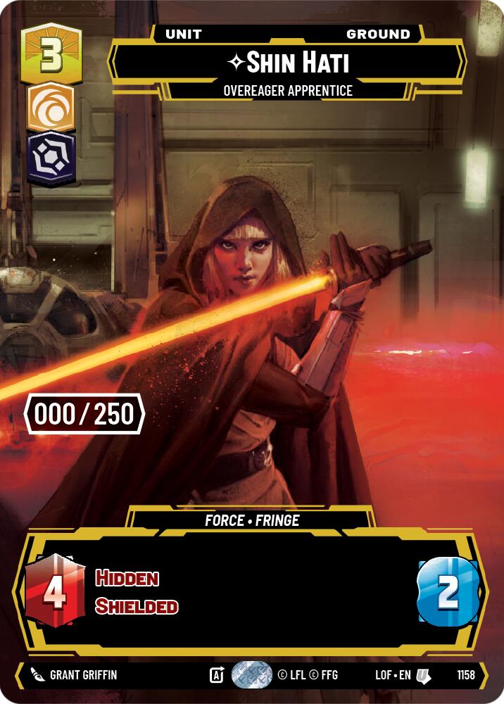 {SW-SH}Shin Hati (1158) - Overeager Apprentice (Serialized) (1158) [Legends of the Force]