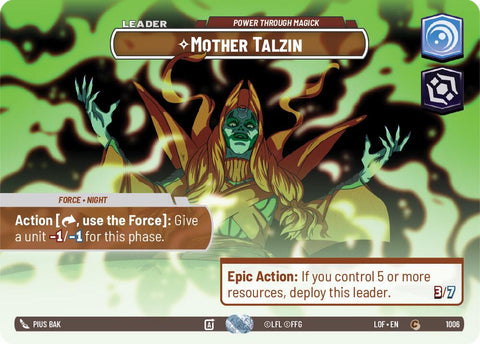 {SW-SH}Mother Talzin (1006) - Power Through Magick (Showcase) (1006) [Legends of the Force]