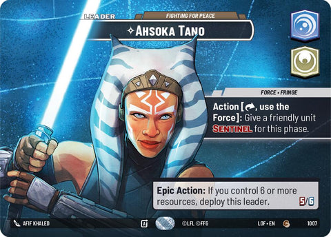 {SW-SH}Ahsoka Tano (1007) - Fighting For Peace (Showcase) (1007) [Legends of the Force]