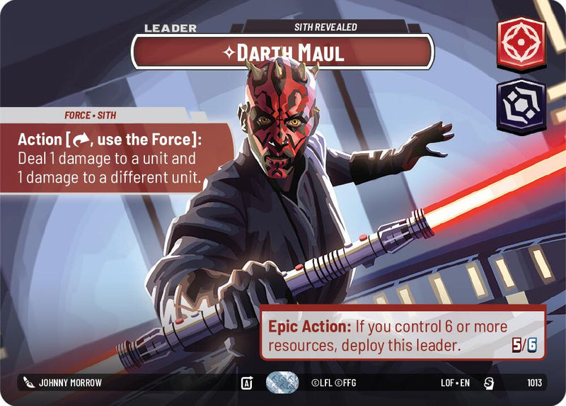 {SW-SH}Darth Maul (1013) - Sith Revealed (Showcase) (1013) [Legends of the Force]