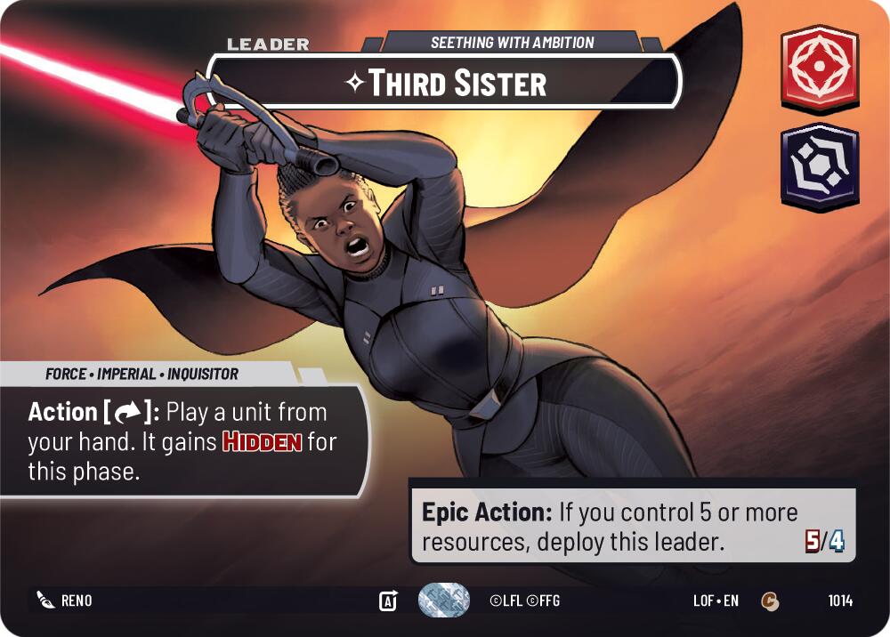 {SW-SH}Third Sister (1014) - Seething With Ambition (Showcase) (1014) [Legends of the Force]