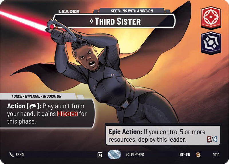 {SW-SH}Third Sister (1014) - Seething With Ambition (Showcase) (1014) [Legends of the Force]