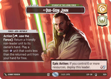 {SW-SH}Qui-Gon Jinn (1020) - Student of the Living Force (Showcase) (1020) [Legends of the Force]