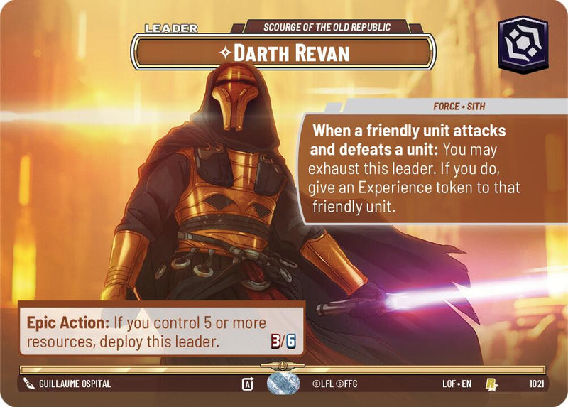 {SW-SH}Darth Revan (1021) - Scourge of the Old Republic (Showcase) (1021) [Legends of the Force]