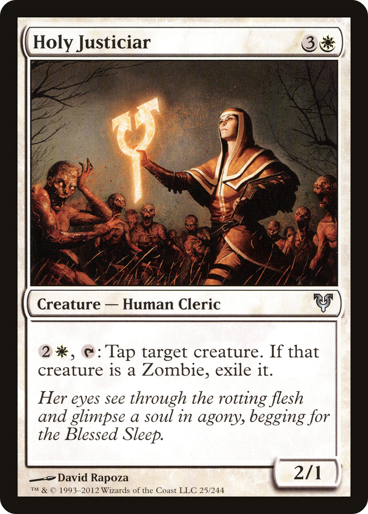 {C} Holy Justiciar [Avacyn Restored][AVR 025]