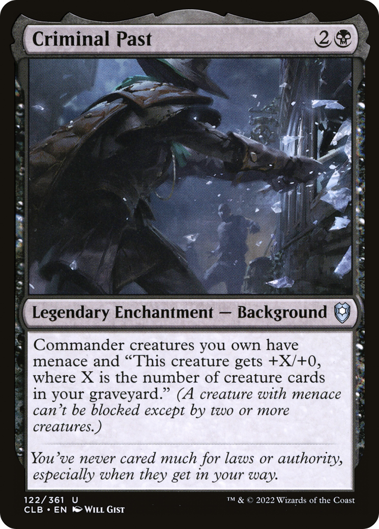 {C} Criminal Past [Commander Legends: Battle for Baldur's Gate][CLB 122]