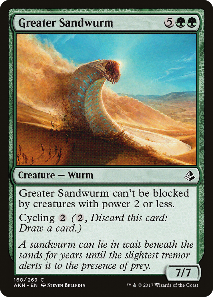 {C} Greater Sandwurm [Amonkhet][AKH 168]