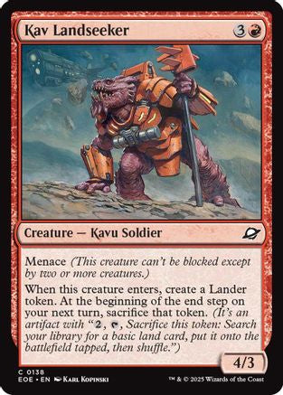 {@@ EOE C} Kav Landseeker [Edge of Eternities][EOE 138]