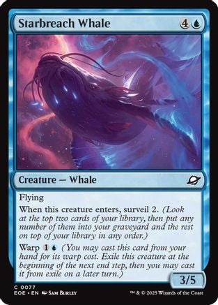 {@@ EOE C} Starbreach Whale [Edge of Eternities][EOE 077]