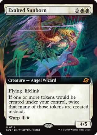 {@@ EOE R} Exalted Sunborn (Extended Art) [Edge of Eternities][EOE 318]