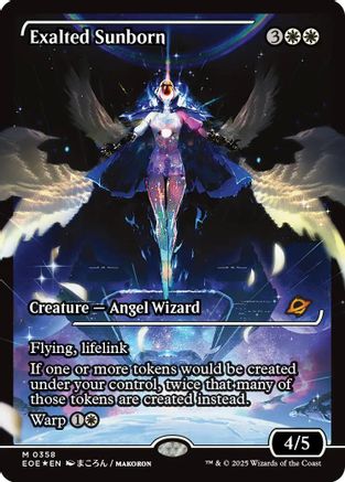 {@@ EOE R} Exalted Sunborn (Showcase) [Edge of Eternities][EOE 358]