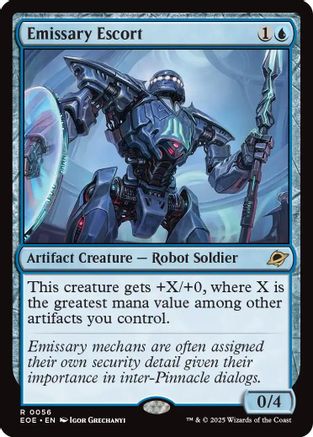 {@@ EOE R} Emissary Escort [Edge of Eternities][EOE 056]