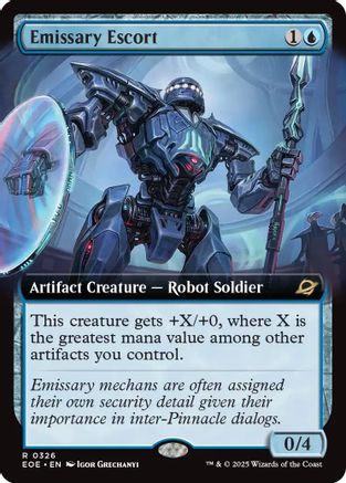 {@R} Emissary Escort (Extended Art) [Edge of Eternities][EOE 326]