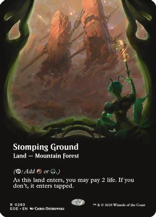 {@@ EOE R} Stomping Ground (Borderless) [Edge of Eternities][EOE 283]