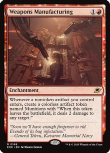 {@R} Weapons Manufacturing [Edge of Eternities][EOE 168]