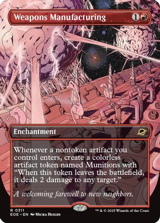 {@@ EOE R} Weapons Manufacturing (Borderless) [Edge of Eternities][EOE 311]