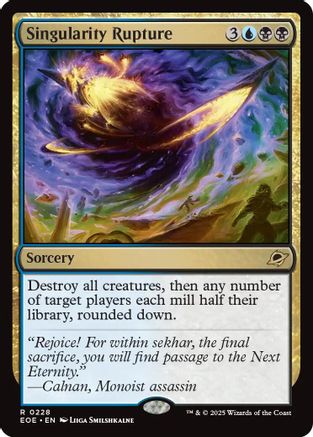 {@@ EOE R} Singularity Rupture [Edge of Eternities][EOE 228]