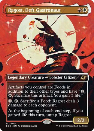 {@R} Ragost, Deft Gastronaut (Borderless) [Edge of Eternities][EOE 300]