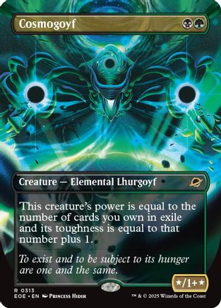 {@R} Cosmogoyf (Borderless) [Edge of Eternities][EOE 313]