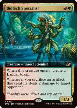 {@@ EOE R} Biotech Specialist (Extended Art) [Edge of Eternities][EOE 347]