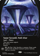 {@@ EOE R} Susur Secundi, Void Altar (Borderless) (Galaxy Foil) [Edge of Eternities][EOE 379]