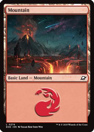 {@@ EOE B} Mountain (0274) [Edge of Eternities][EOE 274]