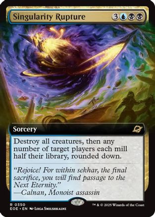 {@R} Singularity Rupture (Extended Art) [Edge of Eternities][EOE 350]