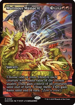 {@@ EOE R} Mutinous Massacre (Showcase) [Edge of Eternities][EOE 363]