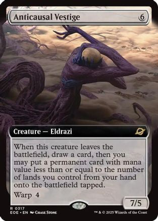 {@R} Anticausal Vestige (Extended Art) [Edge of Eternities][EOE 317]