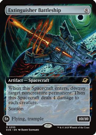 {@R} Extinguisher Battleship (Extended Art) [Edge of Eternities][EOE 355]