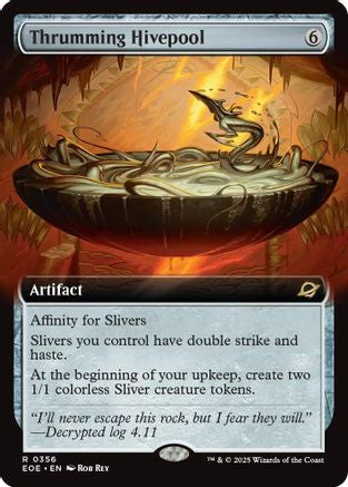 {@@ EOE R} Thrumming Hivepool (Extended Art) [Edge of Eternities][EOE 356]