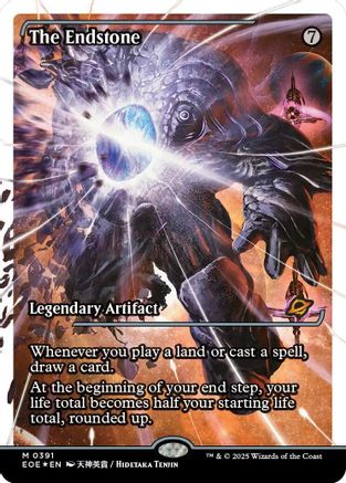 {@R} The Endstone (Showcase) (Fracture Foil) [Edge of Eternities][EOE 391]